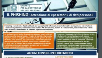 Il Phishing: attenzione ai “pescatori” di dati personali