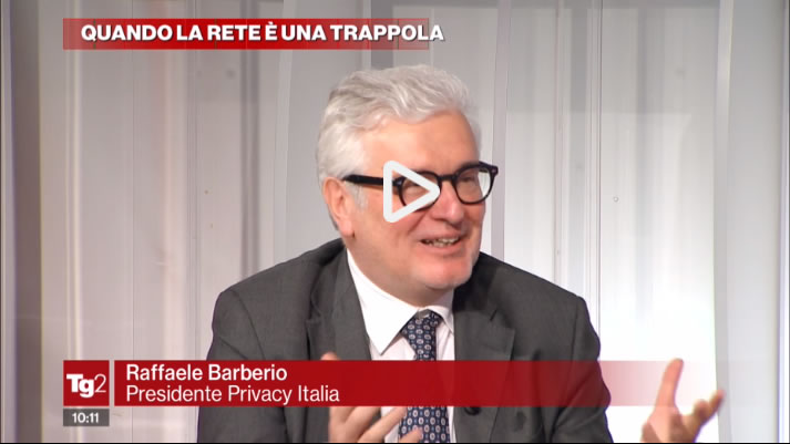 Raffaele Barberio ospite della trasmissione Tg2 Lavori in Corso