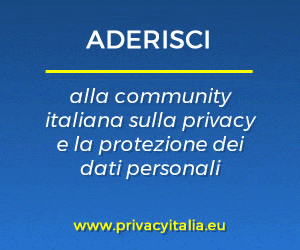Banner Privacy Italia